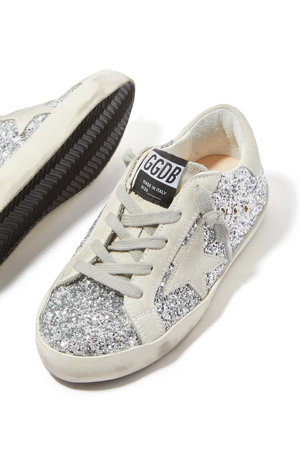 Kids Super-Star Glitter Embellished Sneakers